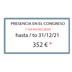 Presencia en el Congreso hasta 31/12/2021